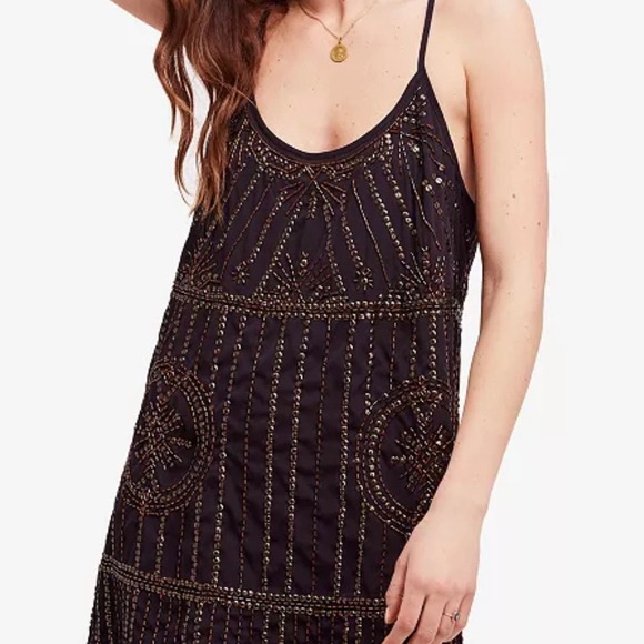 Free People Dresses & Skirts - Free People Sedona Embellished Slip Dress